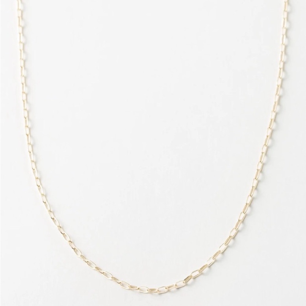 GLDN Mini Paperclip Chain adjustable length 15-17